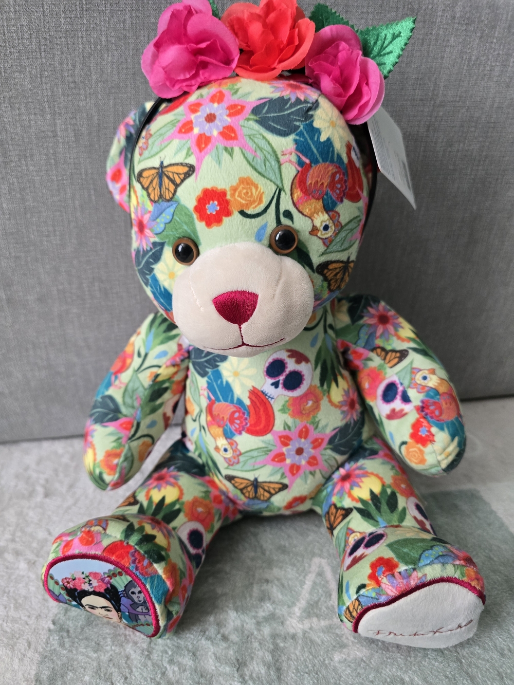 Build A Bear Frida Kalho With Floral Headband